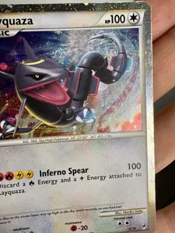 Rayquaza SL10 Holo Secret Rare Call Of Legends Pokemon Card 2011 MP-HP CONDITION - Image 4