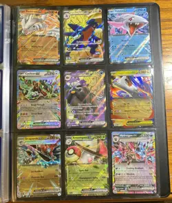 Pokemon-Mega Bundle- 117 Cards-Pokemon Collector’s Binder-Pokemon EX & Pokemon V - Image 2
