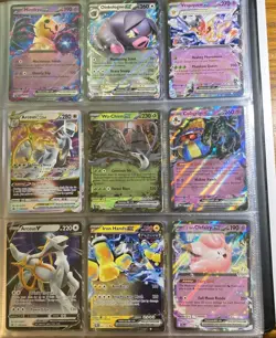 Pokemon-Mega Bundle- 117 Cards-Pokemon Collector’s Binder-Pokemon EX & Pokemon V - Image 3
