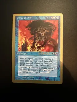 Force of Will - 1997 World Championship Deck Card - Gold Border - LP - Image 1