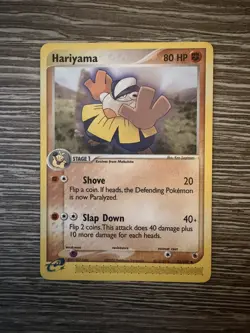 Pokemon Card Hariyama 33/109 common EX Ruby And Sapphire LP - Image 1