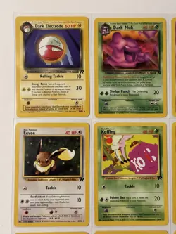 Pokemon Team Rocket Unlimited Lot Of 14 Cards - Vintage LP/NM! - Image 2