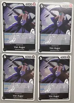 One Piece Card Game Van Augur OP09-083 R Playset X4! - Image 1