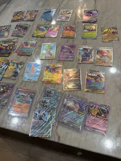 Pokemon Card Lot - 75+ Ultra Rare ex, GX, and V Cards - NM/M - Pack Fresh! - Image 1