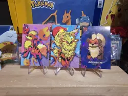 Pokemon Team Rocket Card Database - Growlithe & Arcanine Card Set - 3 Card Lot - Image 4