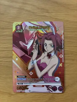 Union Arena TCG Kallen Kozuki CGH-2-038 Code Geass V2 Star Rare Card - Image 1