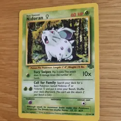 NIDORAN 57/64 POKEMON CARD (JUNGLE SET) - Image 4