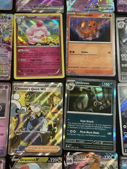 Pokemon card Lot of Modern Full art/exs/Holo Gradeable NM condition - 30 cards - Image 4