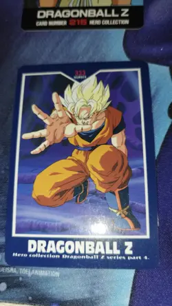 Carte 333 Dragon Ball Z Hero Collection Part 4 card Goku - Image 1