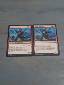 MTG Goblin Warchief X2 - Dominaria 130/269 Regular Uncommon-NM Condition - Image 1