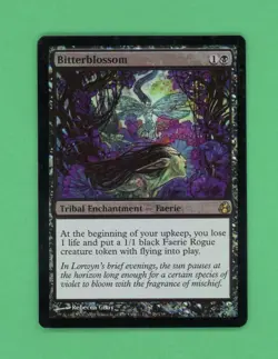 Magic The Gathering MTG Bitterblossom Foil (Morning Tide) 58/150 - Image 1