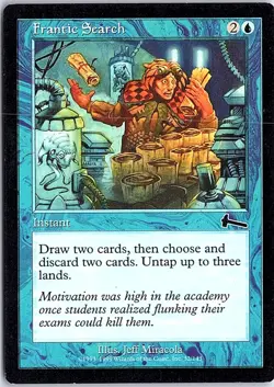 Frantic Search C Urza's Legacy 32 LP MTG - Image 1