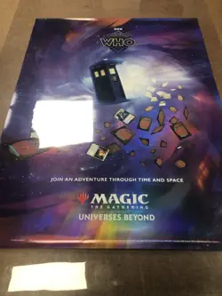 Magic The Gathering universes Beyond DR WHO Foil Promo Poster - Image 1