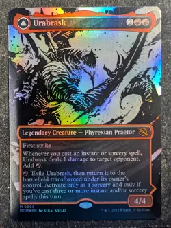 Urabrask / The Great Work - Foil Showcase - March of the Machine (MTG) - Image 1