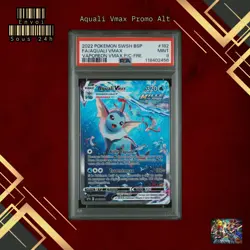 🇫🇷 AQUALI VMAX ALTERNATIVE PSA 9 - PROMO SWSH182 EB FR Carte Pokemon 🇫🇷 - Image 1