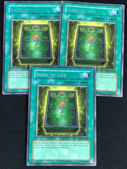 YUGIOH BOOK OF LIFE TP5-EN008 RARE X3 (LP) - Image 1