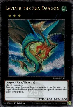 Leviair the Sea Dragon 1st Ed Quarter Century RA04-EN155 Yu-Gi-Oh! - Image 1