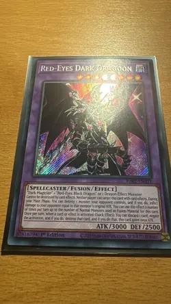 Yu-Gi-Oh! Red-Eyes Dark Dragoon RA02-EN021 Secret Rare 1st Edition Mint English - Image 2