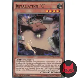 Yugioh Retaliating "C" CORE-EN045 Common 1st Edition NM - Image 1
