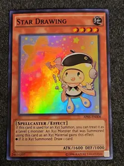 Yugioh Star Drawing AP05-EN008 Super Rare LP - Image 1