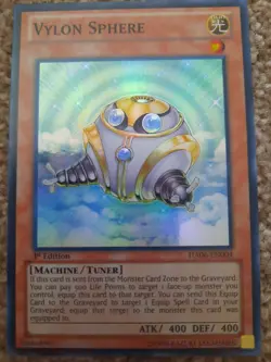 Yugioh - Vylon Sphere - HA06-EN004 First Edition - Super Rare NM - Image 1