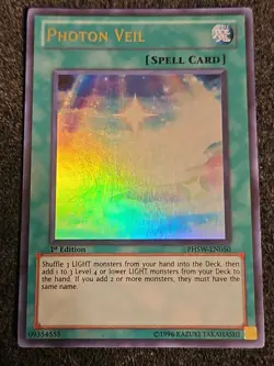 Yugioh Photon Veil PHSW-EN050 Ultra Rare LP - Image 1