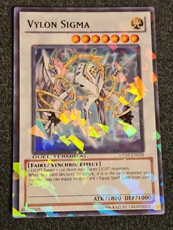 Yugioh - Vylon Sigma DT05-EN039 Super Rare Duel Terminal 5 NM - Image 1