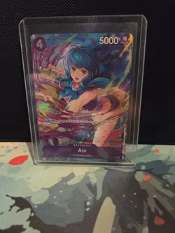 ST05-002 Ain : Common Alternative Art Foil English One Piece TCG Card : Premium - Image 1