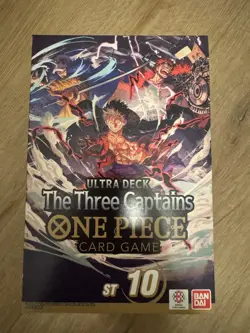 Ultra Deck The Three Captains One Piece Card Game ST10 Sealed - Image 1