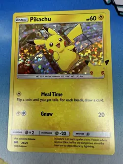 Pikachu 25/25 McDonald’s 25th Anniversary Holo Promo Pokemon Card - Image 1