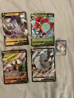 Jumbo Pokemon V Card Lot With Regular Size Promo Cards. - Image 2