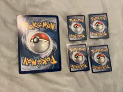 Jumbo Pokemon V Card Lot With Regular Size Promo Cards. - Image 5