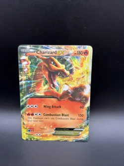 Pokemon TCG Charizard Flashfire Holo Card 12/106 EX Rare LP - Image 1