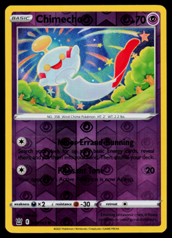 Pokemon Card - SWSH - Battle Styles Chimecho 059/163 Reverse Holo - NM - Image 1