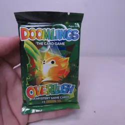 Doomlings MYSTERY Pack EXPANSION - 14 Cards Overlush HOLOFOIL New & Sealed - Image 1