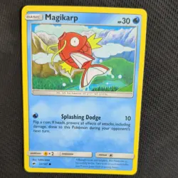 MAGIKARP 32/147 POKEMON CARD (BURNING SHADOWS SET) - Image 1