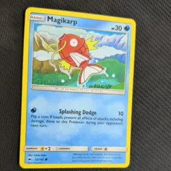 MAGIKARP 32/147 POKEMON CARD (BURNING SHADOWS SET) - Image 3