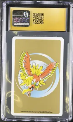 Pokemon Playing Poker Card (1999) Pikachu Gold Deck Joker - Pop 4/Pristine 10!! - Image 2