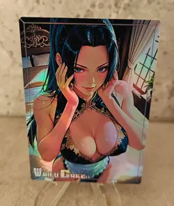 Nico Robin Trading Card Waifu Goddess Story Anime Girl holo Karte Manga Full Art - Image 1