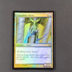 MTG Card - 1x Crystalline Sliver - Premium Deck Series Slivers - LP Foil - Magic - Image 2