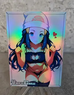 Dawn Pokemon Trading Card Waifu Goddess Story Anime Girl holo Karte Manga - Image 1