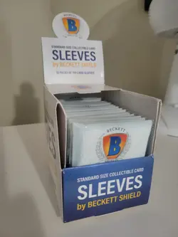Beckett Shield Soft Penny Card Sleeves 15 Packs of 100 Sleeves, Full Box of 1500 - Image 3