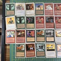 Magic The Gathering/MTG 1995 - Fourth (IV) Fifth 35 card lot HEAVILY PLAYED - Image 2