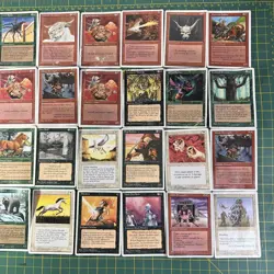 Magic The Gathering/MTG 1995 - Fourth (IV) Fifth 35 card lot HEAVILY PLAYED - Image 3
