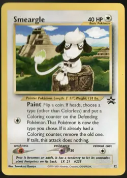 Smeargle - Pokemon Card - WoTC Promo - 32 - Image 1