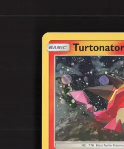 Turtonator SM27 Sun & Moon Black Star Promo SWIRL Holo Pokemon Card LP - Image 3