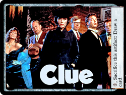 CLUE : MTG altered-art magic TOKEN card : with Cinematic Artwork - Image 1