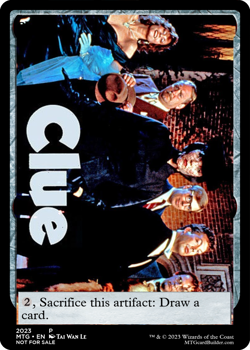 CLUE : MTG altered-art magic TOKEN card : with Cinematic Artwork - Image 2