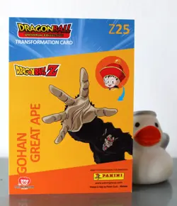 Dragon Ball Universall Collection card - Z25 - Gohan Great Ape - Image 4