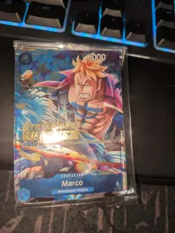 One Piece Card Game - Marco (P-071) Foil Winner English Sealed - Image 4